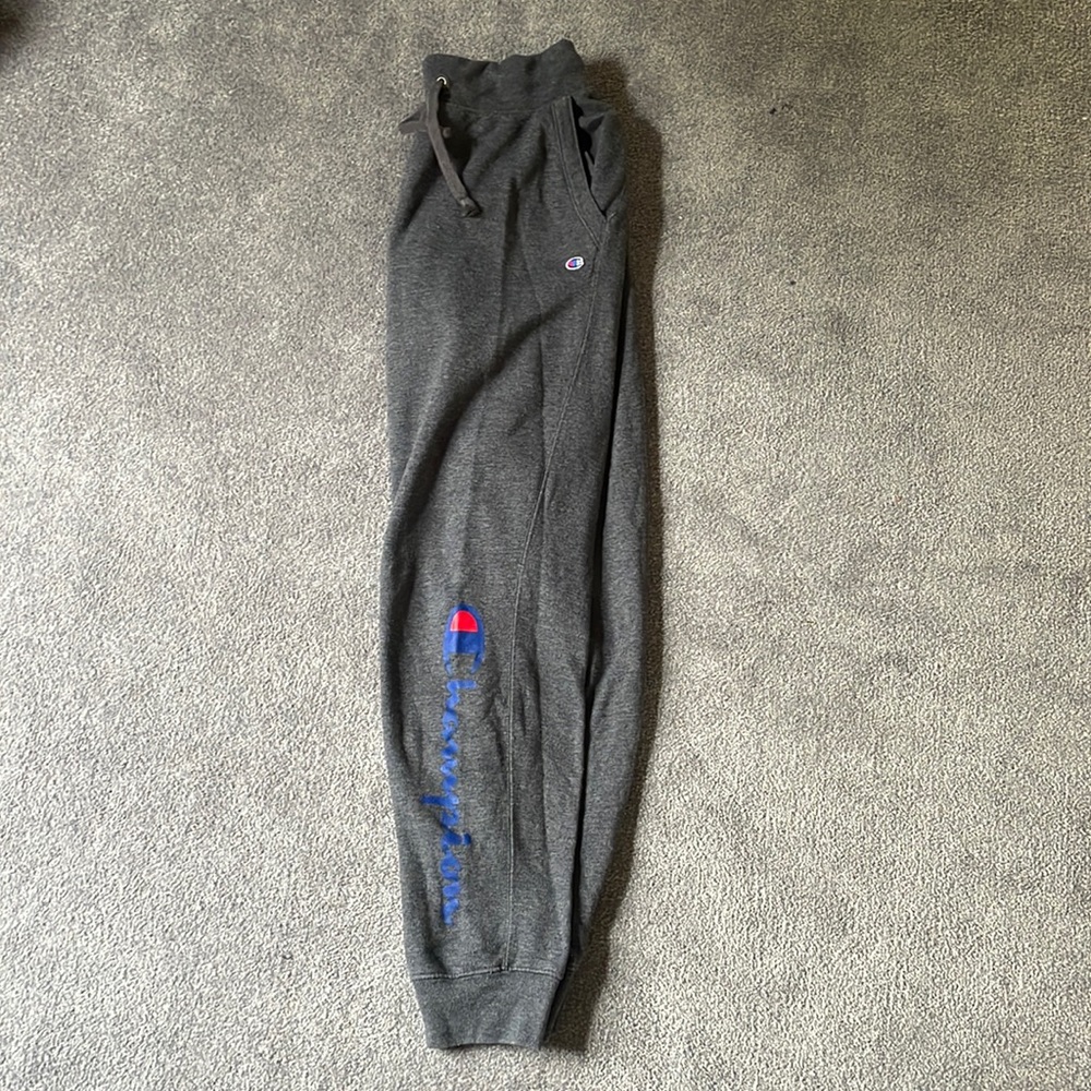 Champion Sweatpants, Dark Gray, size: S